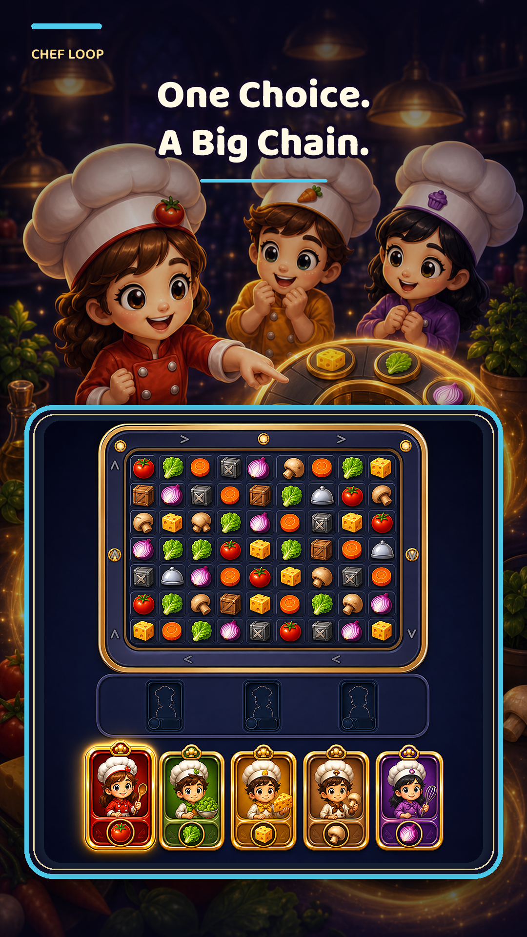 One choice creates a big Chef Loop chain