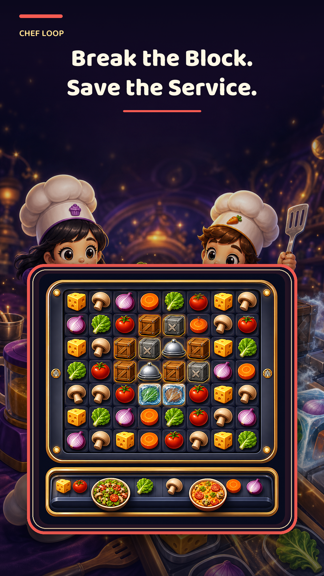 Break blockers and save the kitchen service