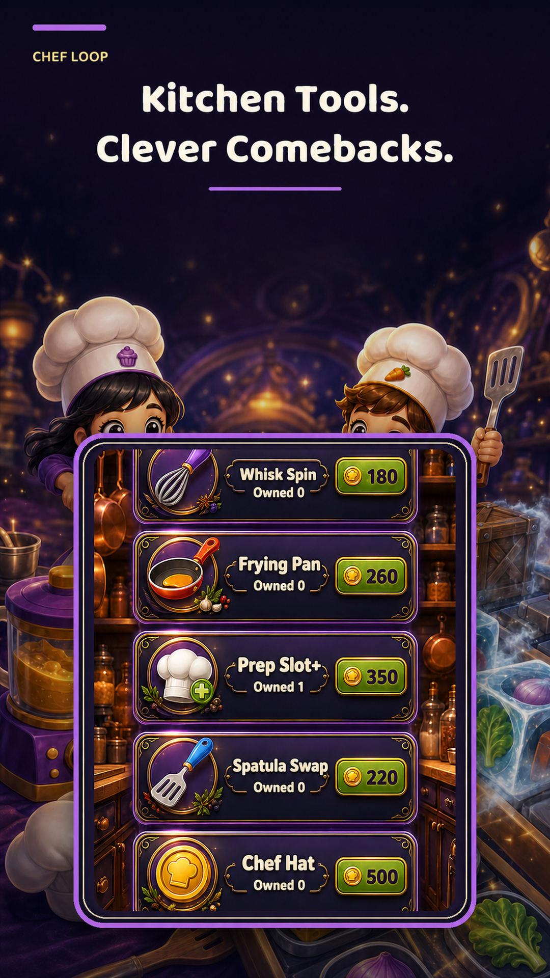 Chef Loop kitchen tools and boosters